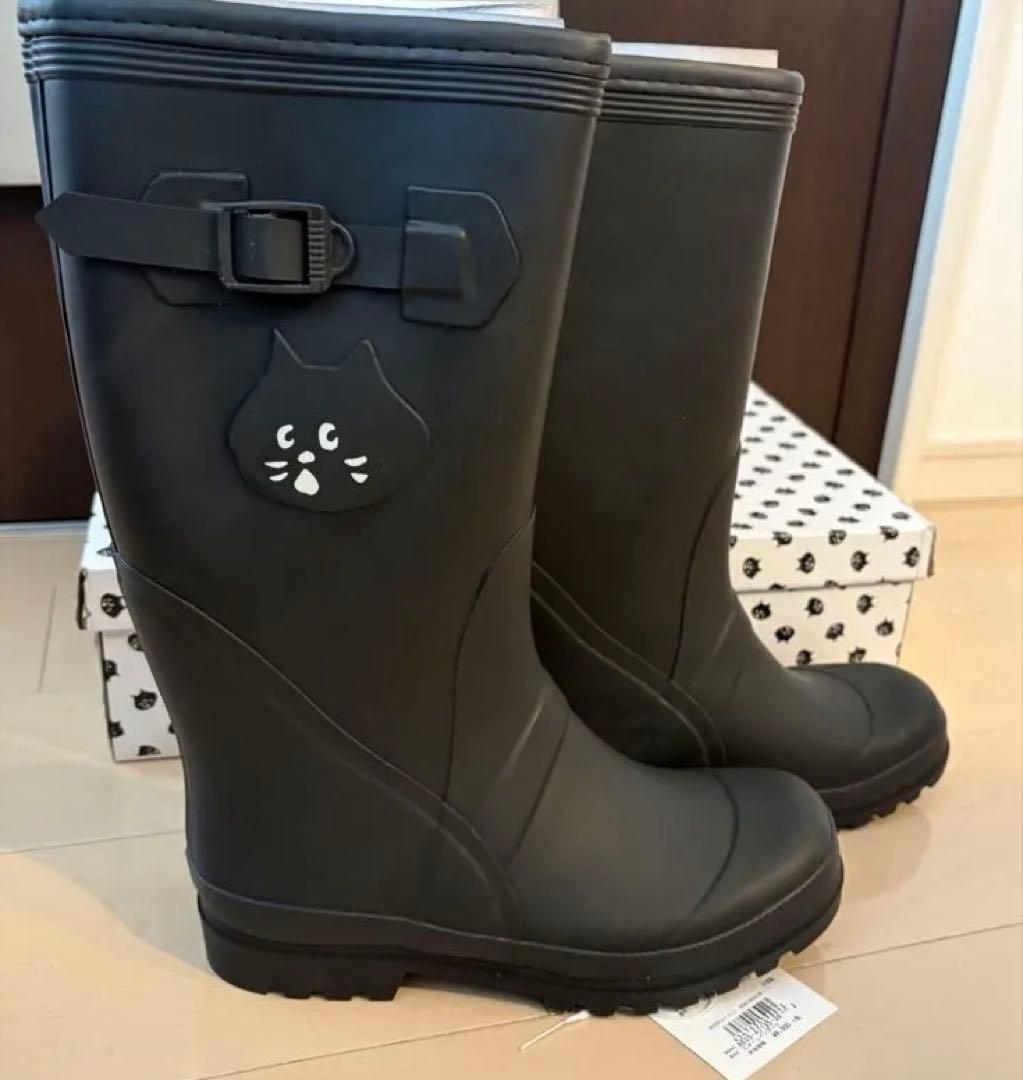 ne-net ネネット にゃー レインブーツ レインブーツ長靴