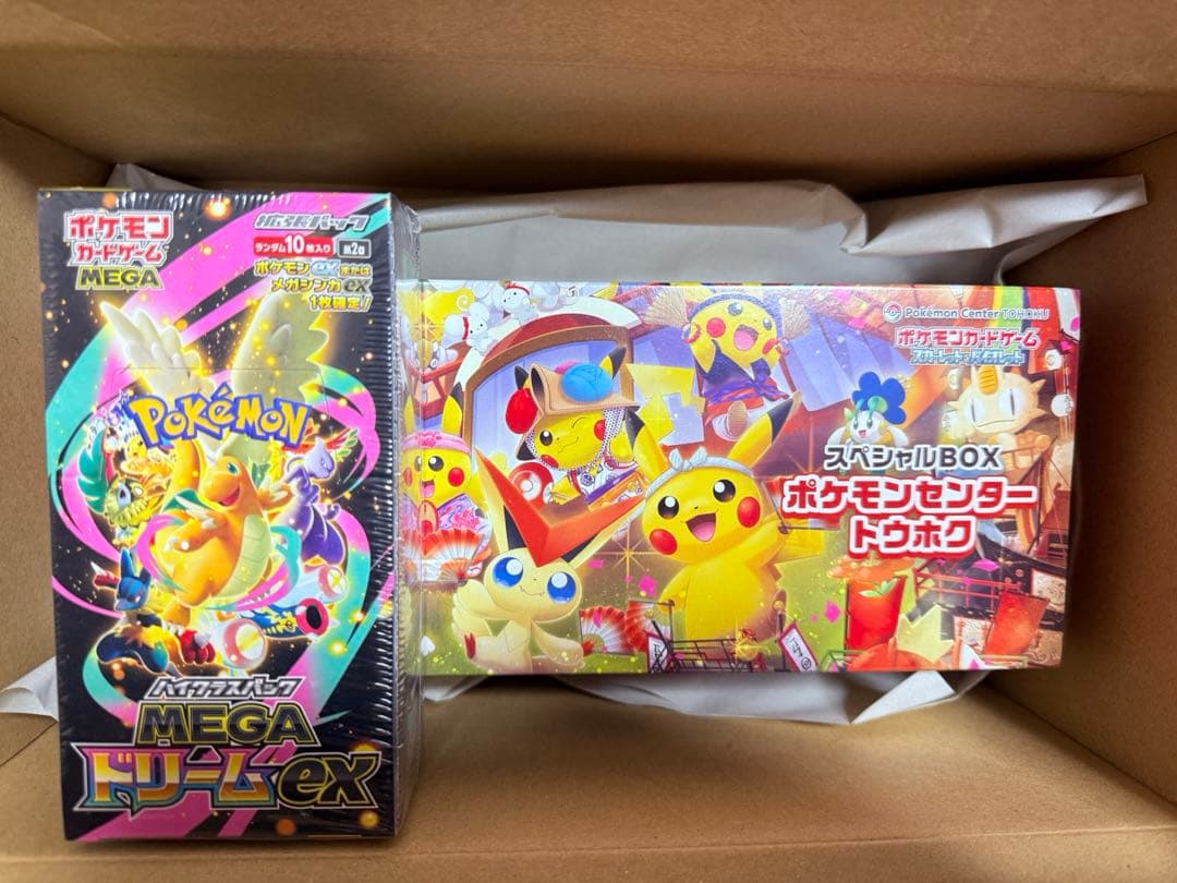 ポケモンセンター トウホク スペシャルBOX& MEGA ドリームEX2点セット