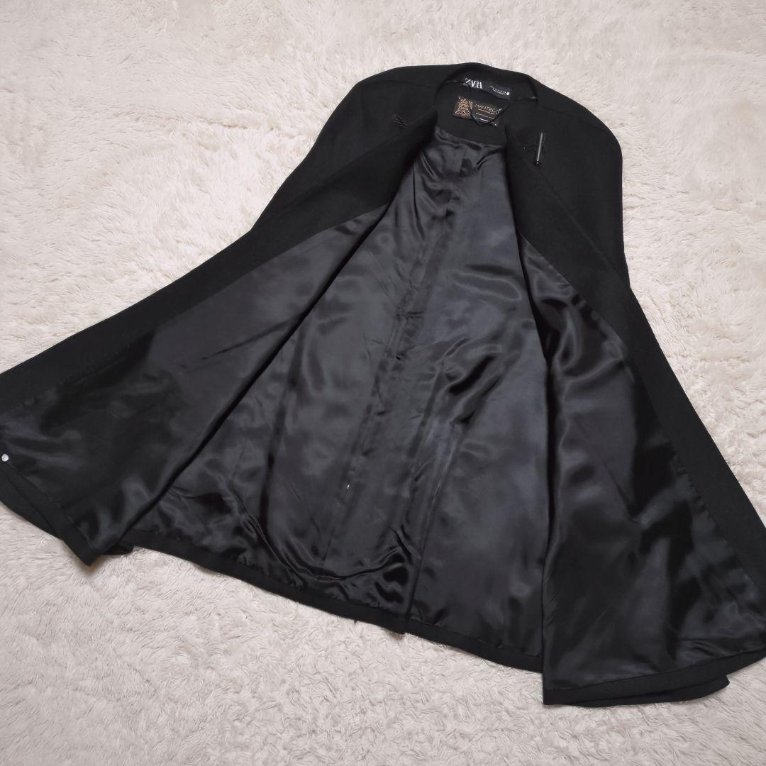 ほぼ未使用！ZARA×MANTECO ポンチョコート ケープ M ブラック