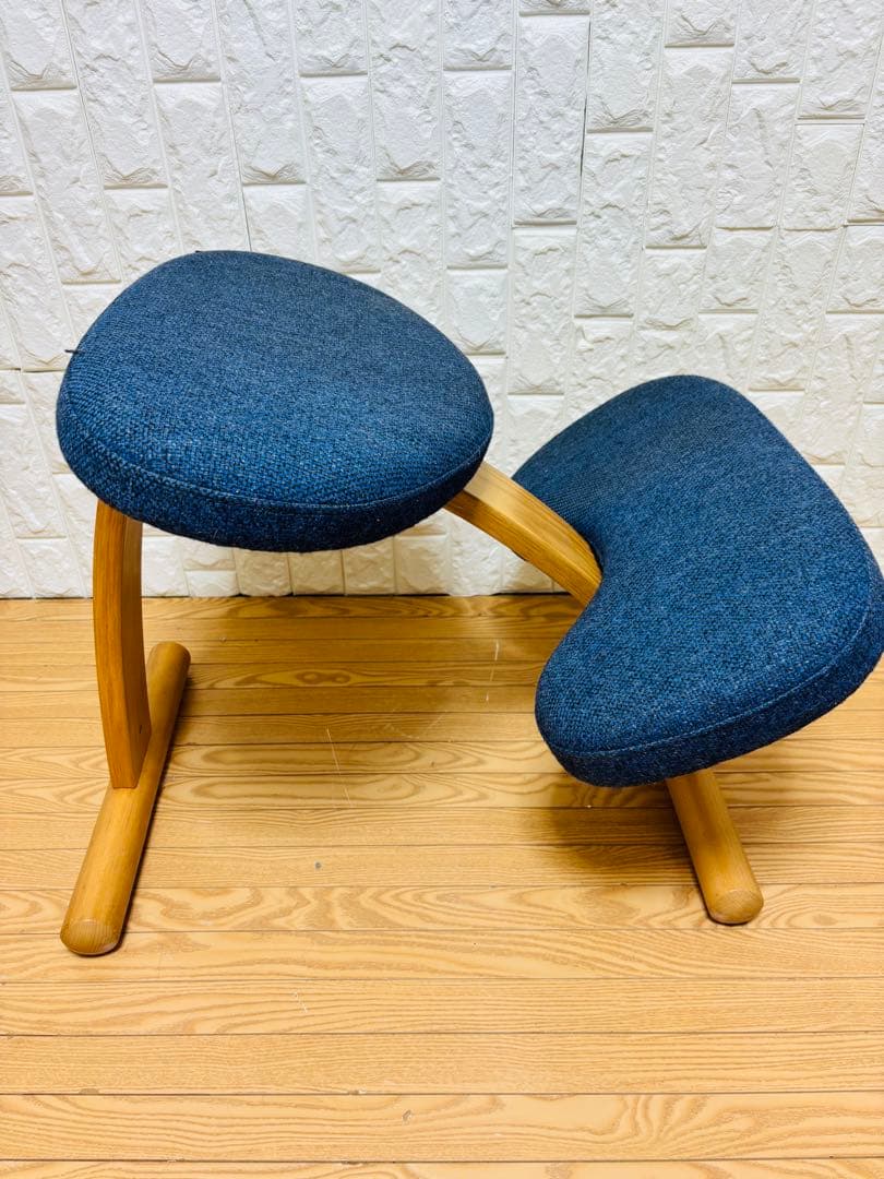 a*様 リボ社バランスイージーチェア♪姿勢矯正♪姿勢♪RYBO♪青♪ブルー♪紺♪