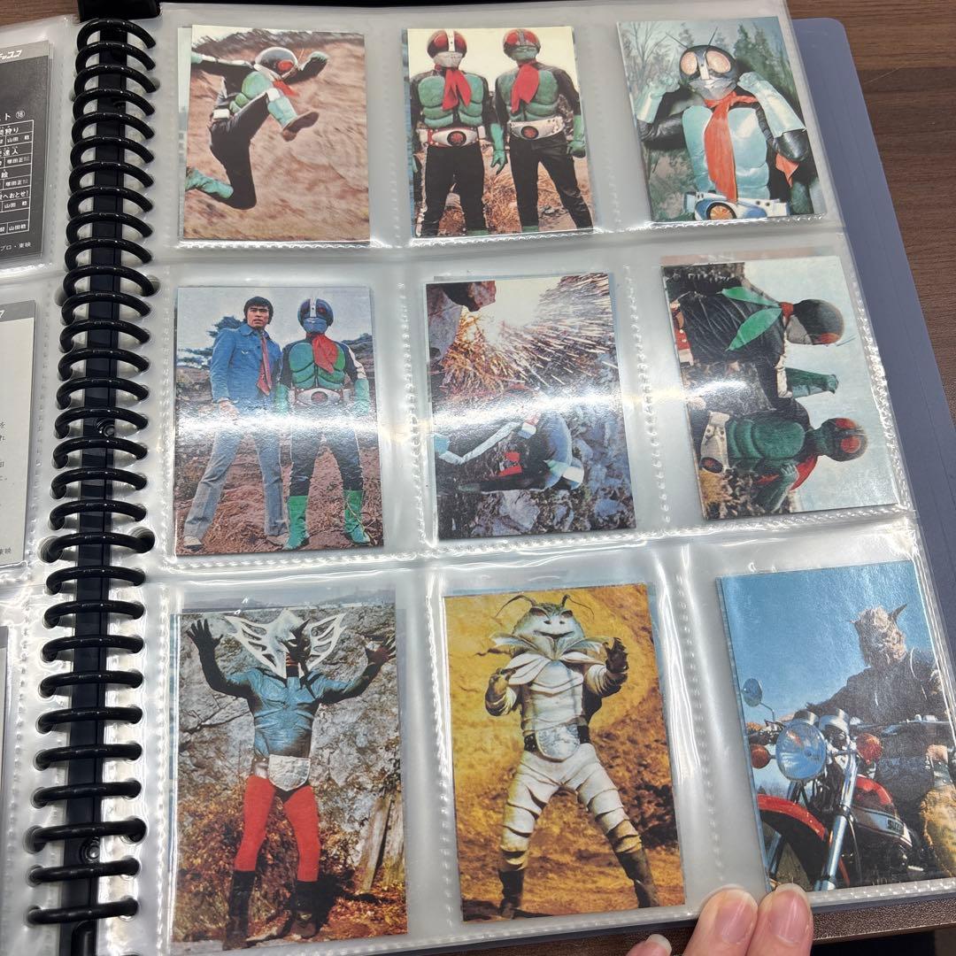 昭和レトロ カルビー 仮面ライダーカード 連番 ラッキーカード