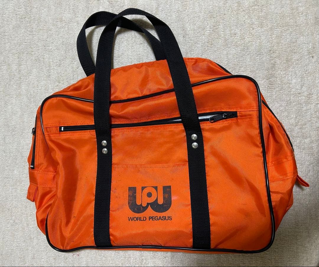 旧型ワッペ　スクバ　ワールドペガサス　オレンジ