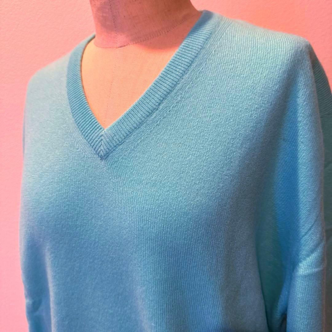 FEDELIフェデーリ　カシミヤ100%ニット ティファニーブルー 未使用