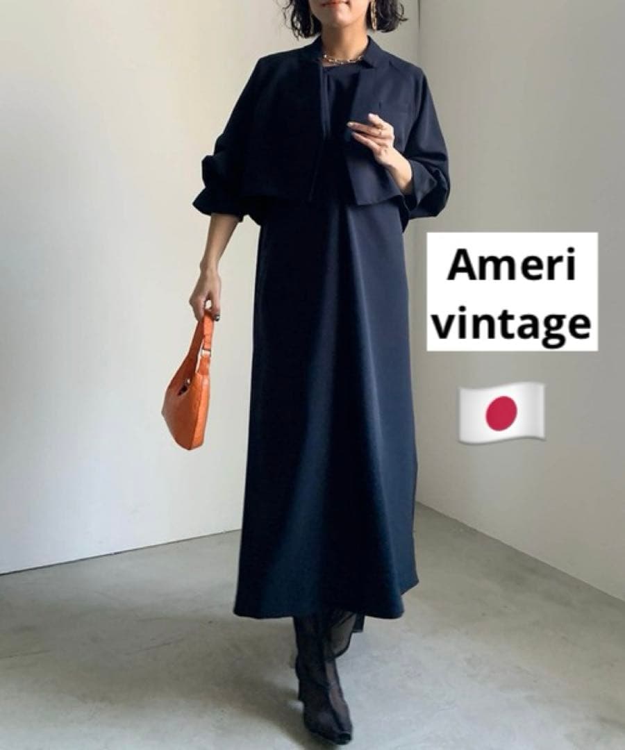 ワンピース Ameri OTONA SHORT JACKET SETUP DRESS