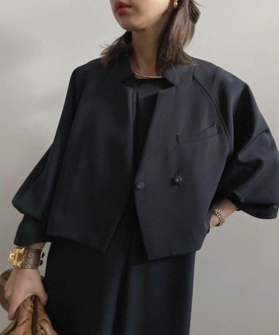 ワンピース Ameri OTONA SHORT JACKET SETUP DRESS