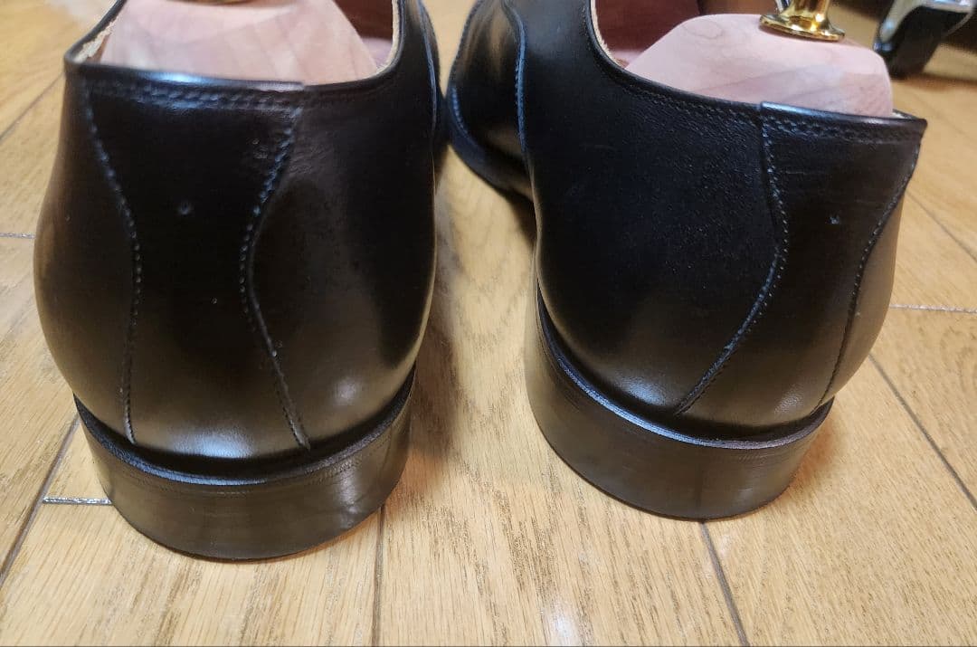 スコッチグレイン　パンチドゥキャップトゥ　ブラック