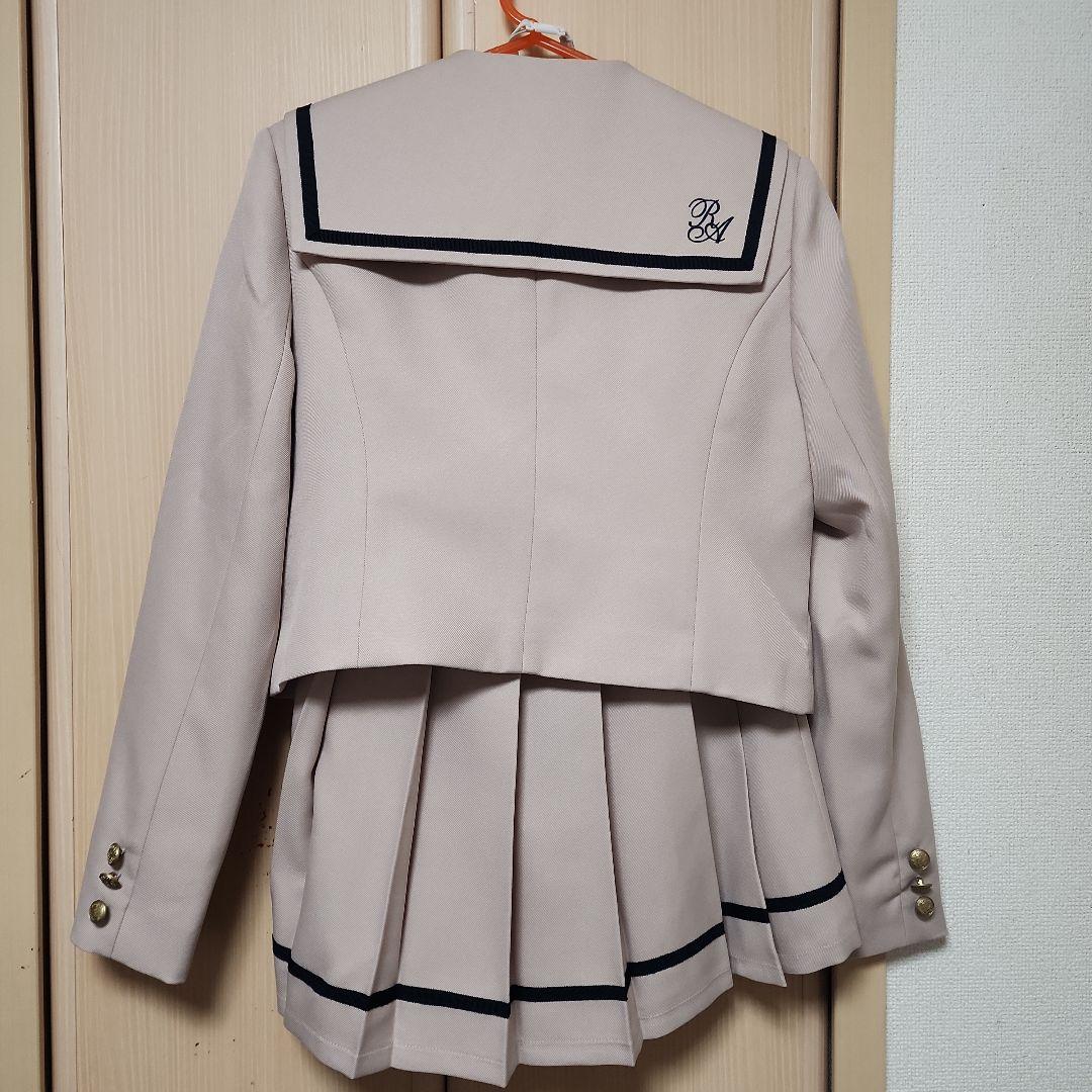 卒業式　女の子　白ピンクベージュ L(160)サイズ　卒業式　フォーマルスーツ