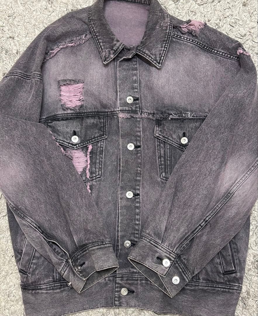 メゾンスペシャル クラッシュデニムブルゾン