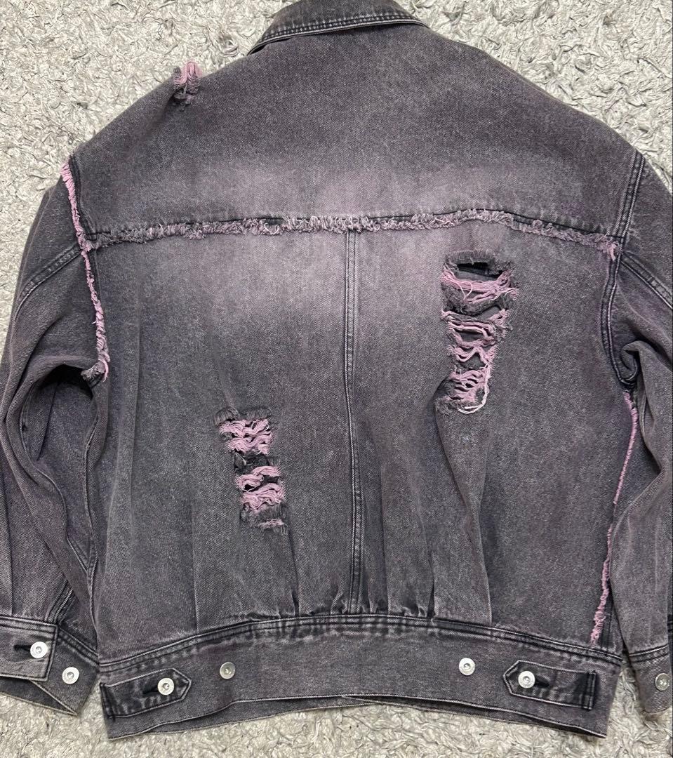 メゾンスペシャル クラッシュデニムブルゾン