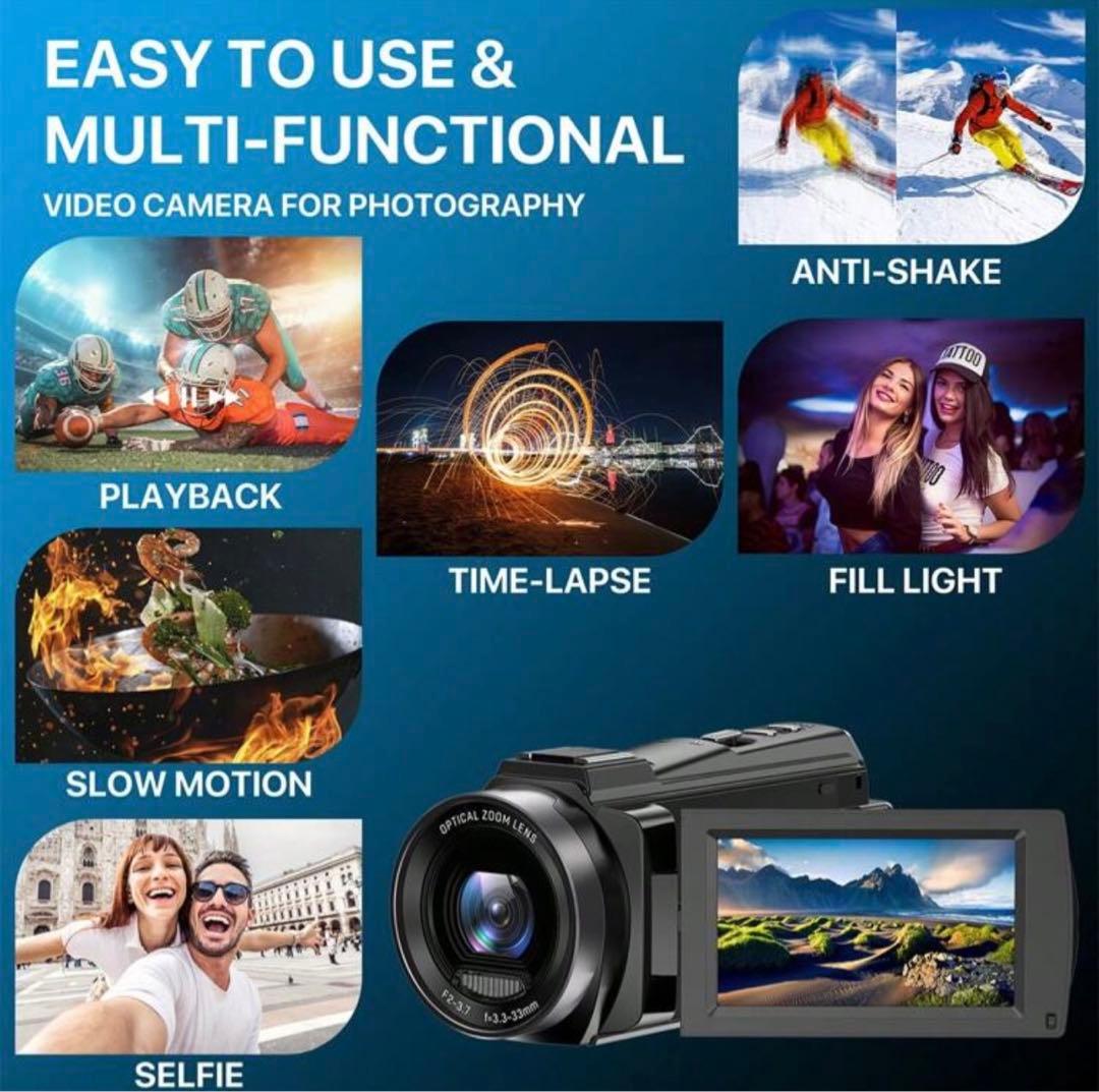 5K業務用ビデオカメラ 本体 10倍光学ズーム