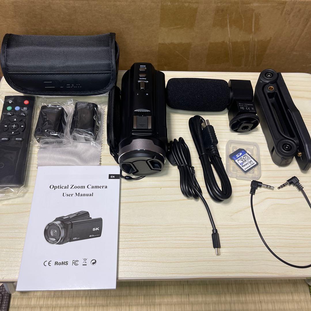 5K業務用ビデオカメラ 本体 10倍光学ズーム