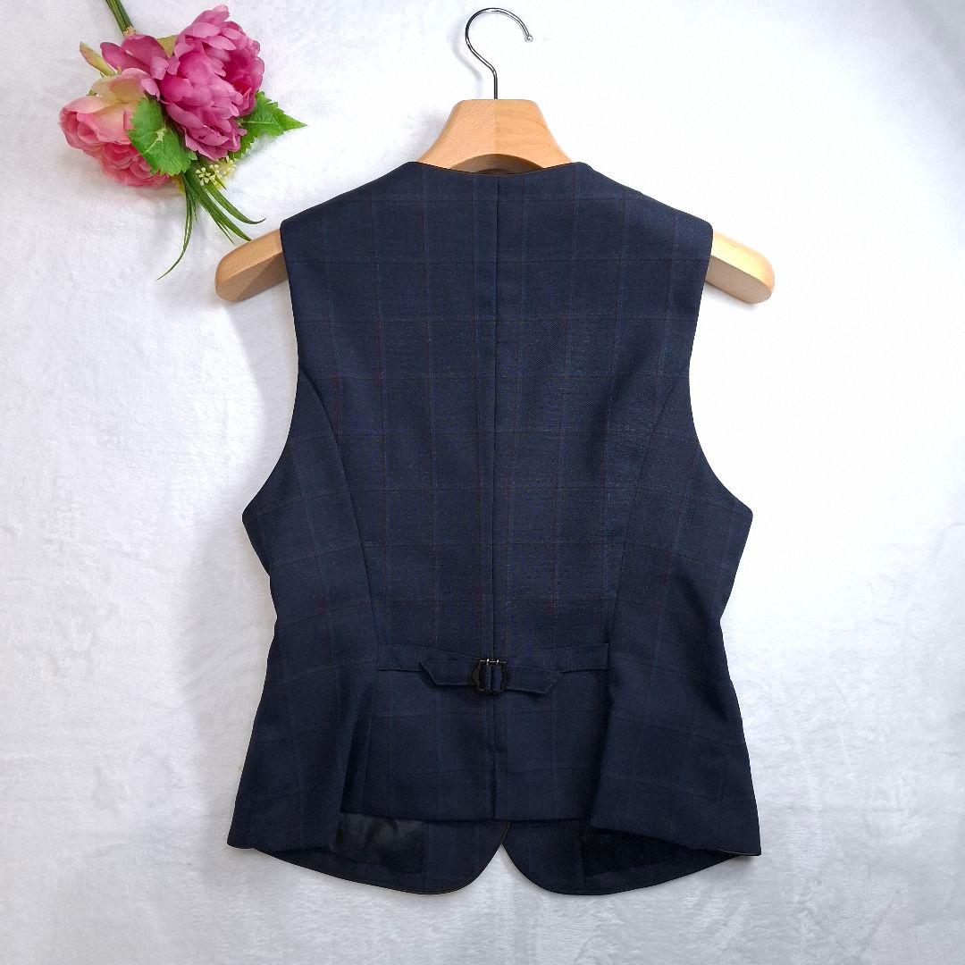 【新品/タグ付/3ピース】PATRICK COX チェック柄 スカートスーツ M