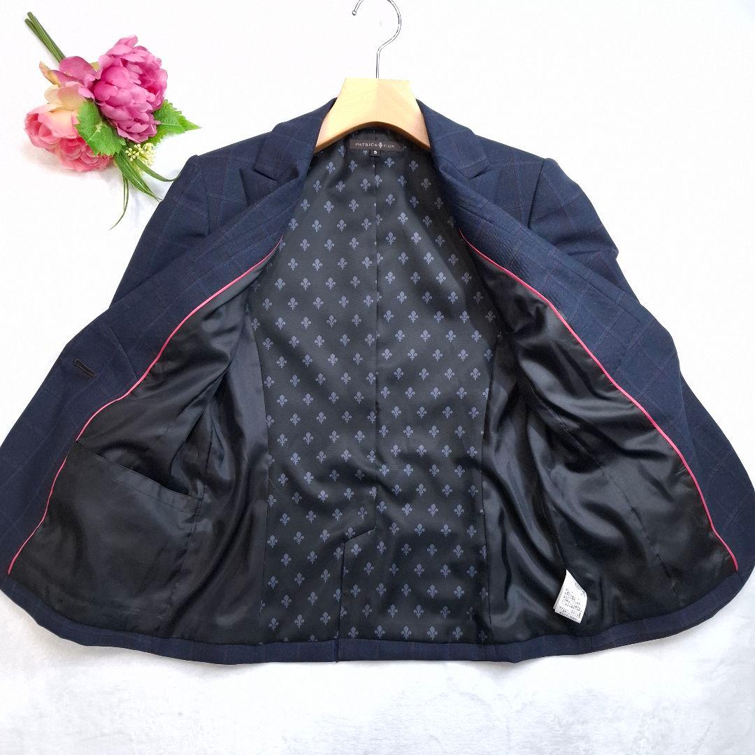 【新品/タグ付/3ピース】PATRICK COX チェック柄 スカートスーツ M