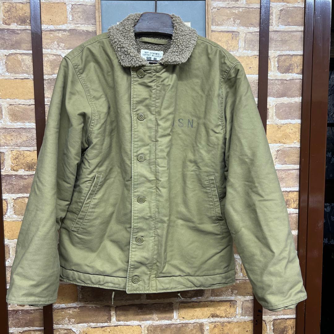 WAIPER N-1デッキジャケット　USN サイズ40