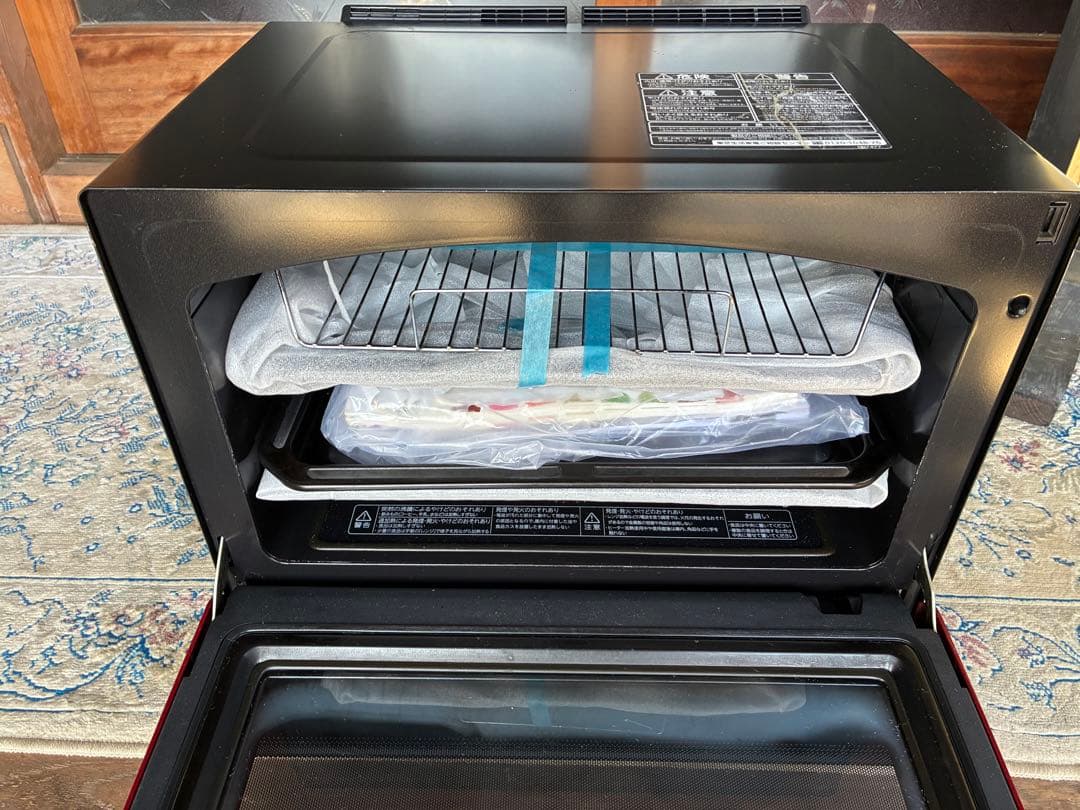 東芝オーブンレンジ　加熱水オーブンレンジ　石窯ドーム　深皿　30L 350度