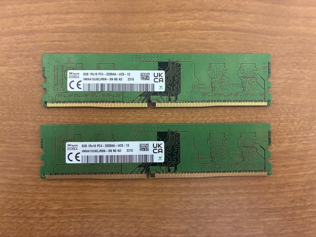 メモリー skhynix ddr4 8gb 3200mhz