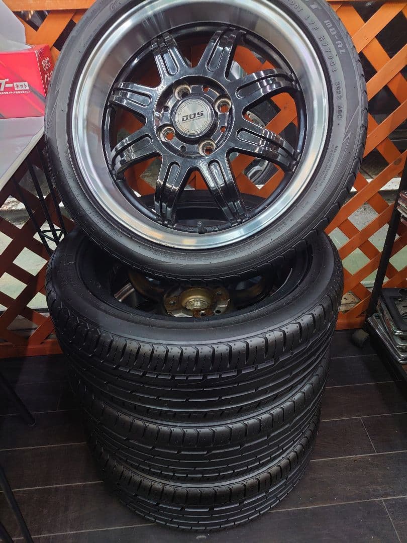 ねこさん専用　DUS ホイールセット 165/50R15