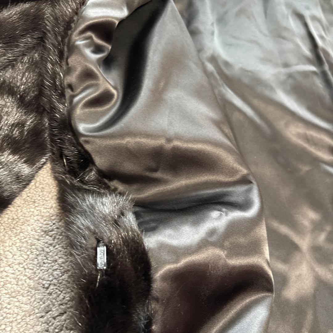 【希少】SAGA MINK サガミンク 毛皮 シェアードミンク 銀タグ　11号