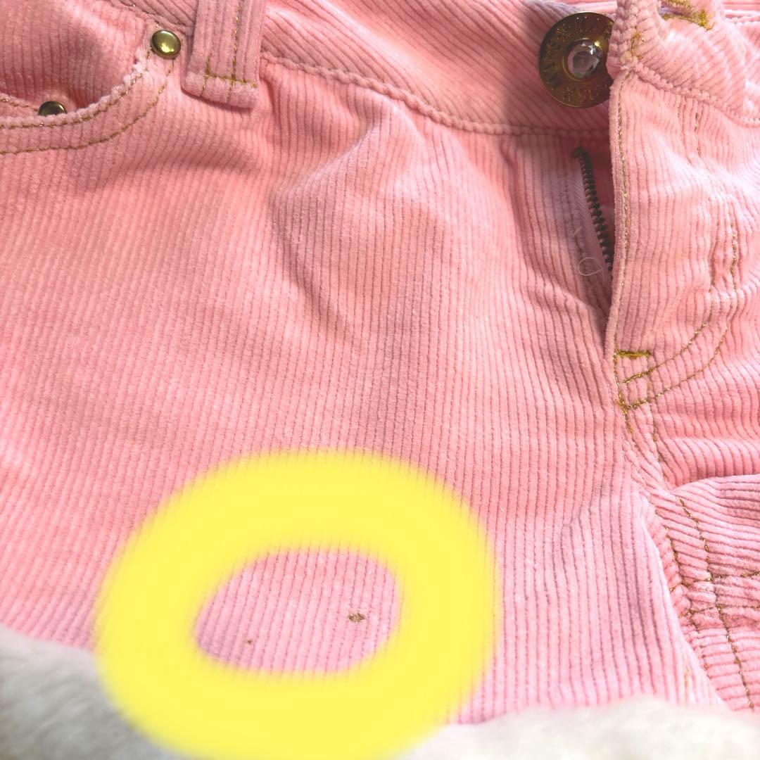 MARSもこもこショートパンツハート刺繍ファー付きピンクY2K平成ギャル平成女児