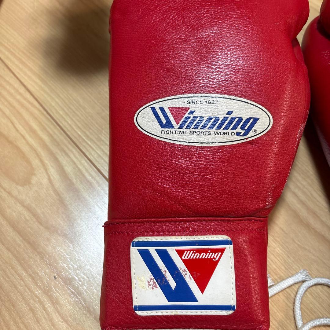 winning ウィニングボクシンググローブ レッド 8オンス MS-200