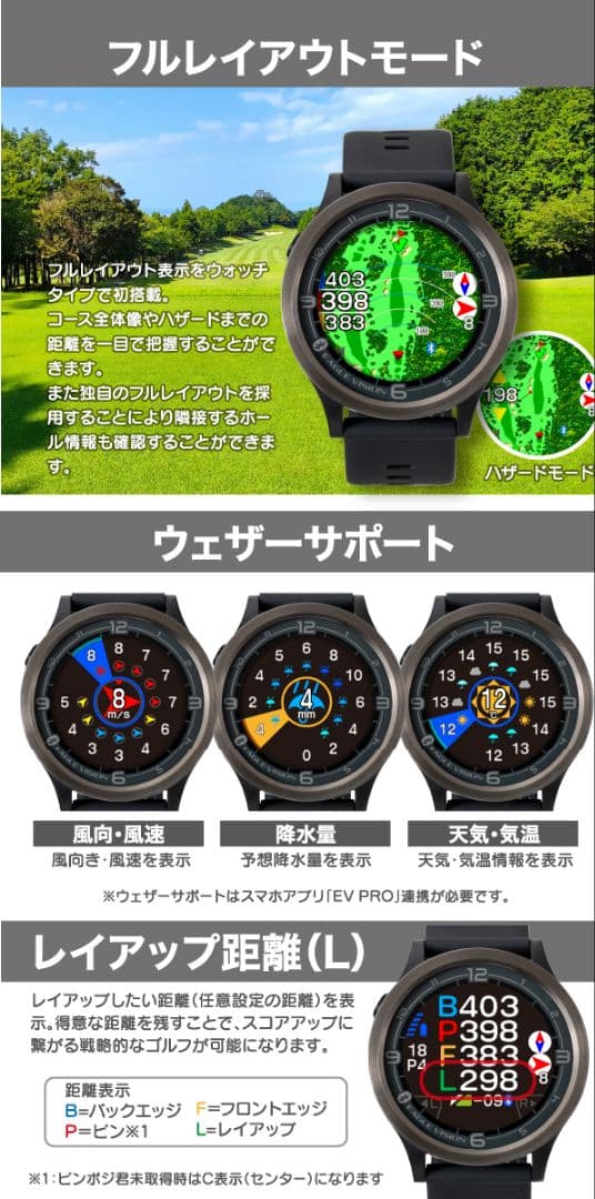 イーグルビジョン エースプロ ブラックのみ EV-337