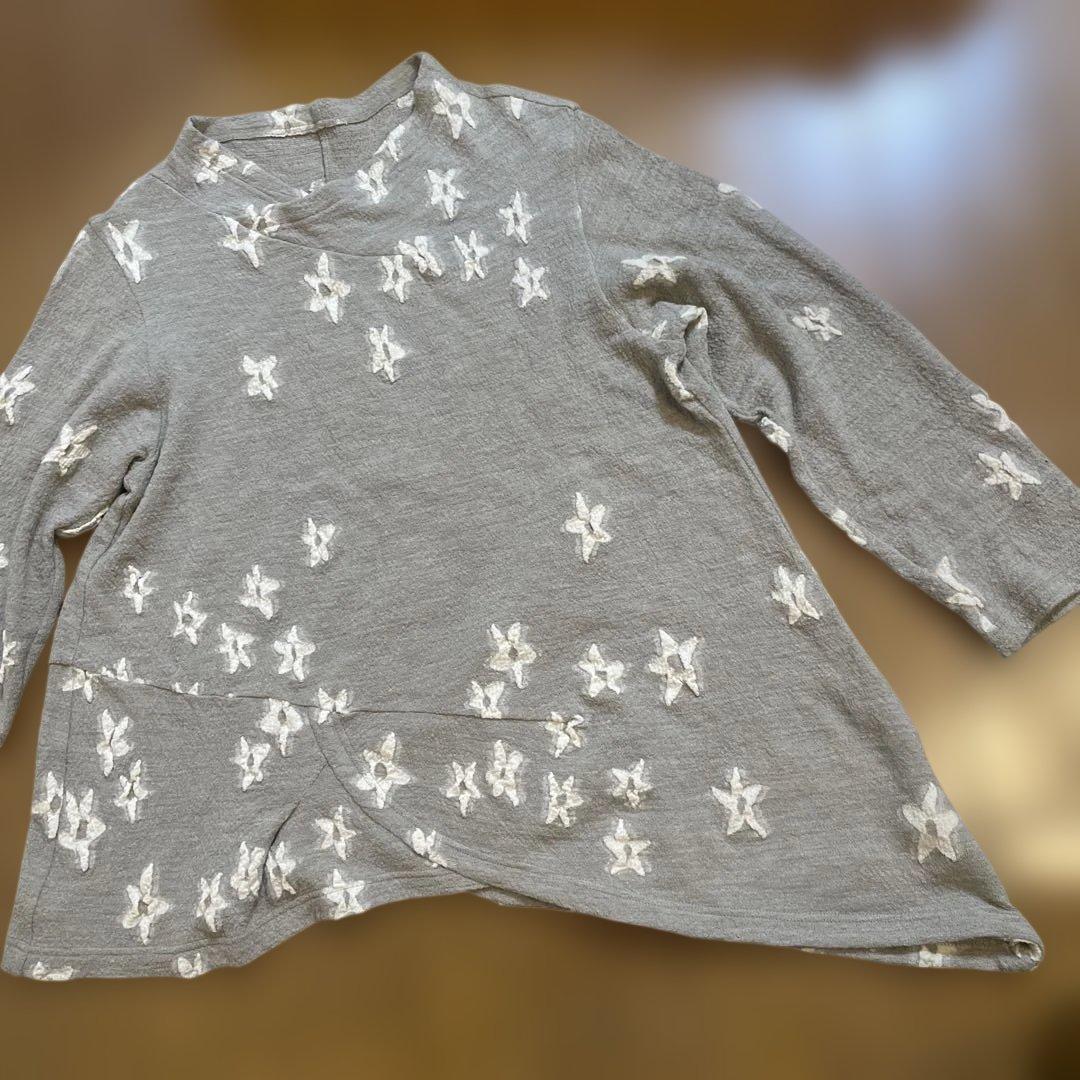 慈雨・JIU［センソ ユニコ］アシメトリーチュニック　サイズ40