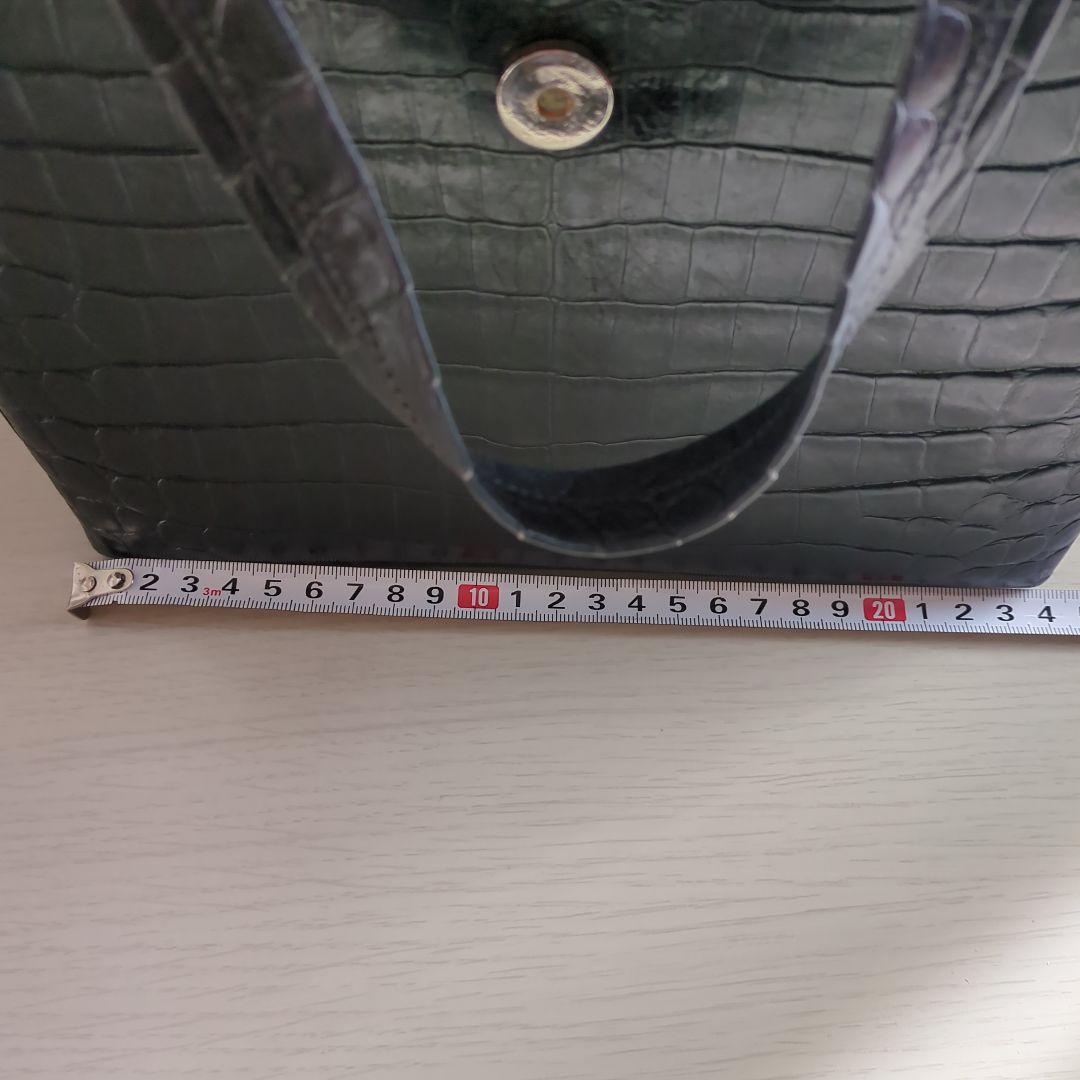 Ferragamo ブラック クロコダイル風 バッグ