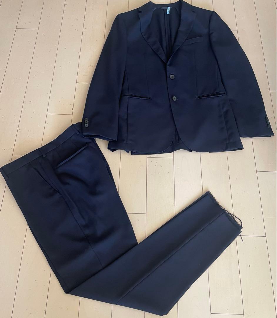 HUGO BOSS ネイビー スーツ ジャケットとパンツ