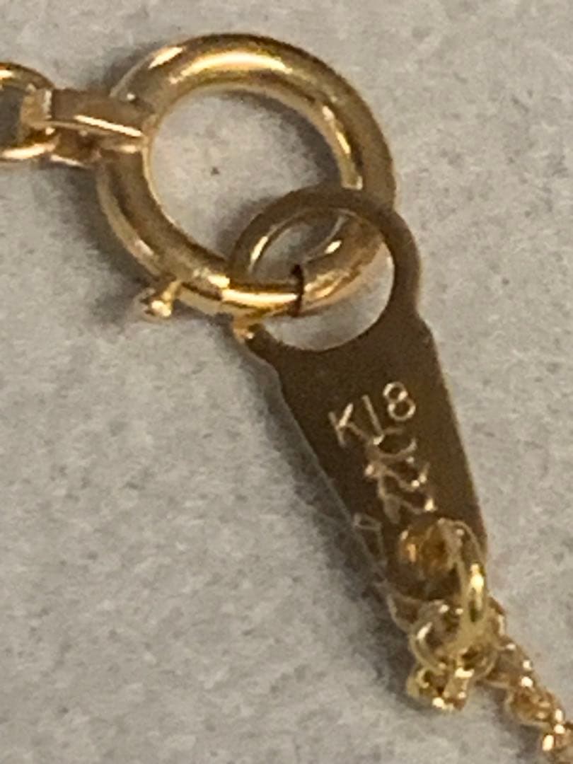 coco です　k18 ダイヤモンドネックレス0.22 18金のネックレス