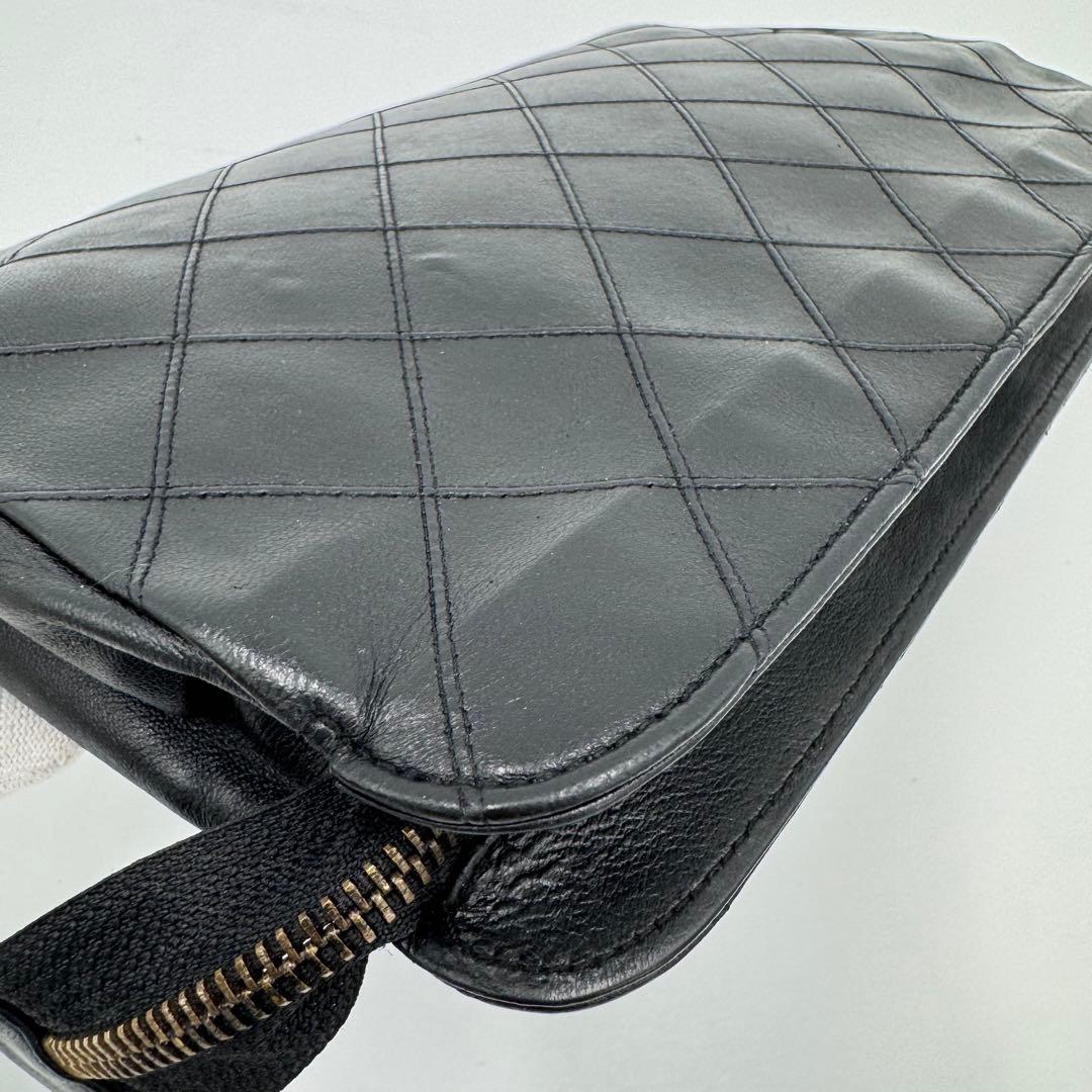 CHANEL シャネル ビコローレ ラム レザー クラッチバッグ セカンドバッグ