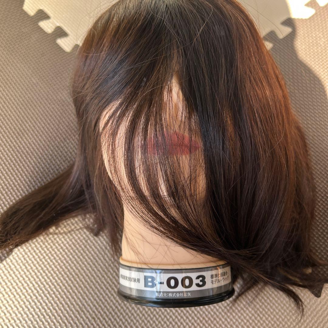 美容師実技試験用ウィッグ　三矢24-12-13他　12月16日以降価格上がります