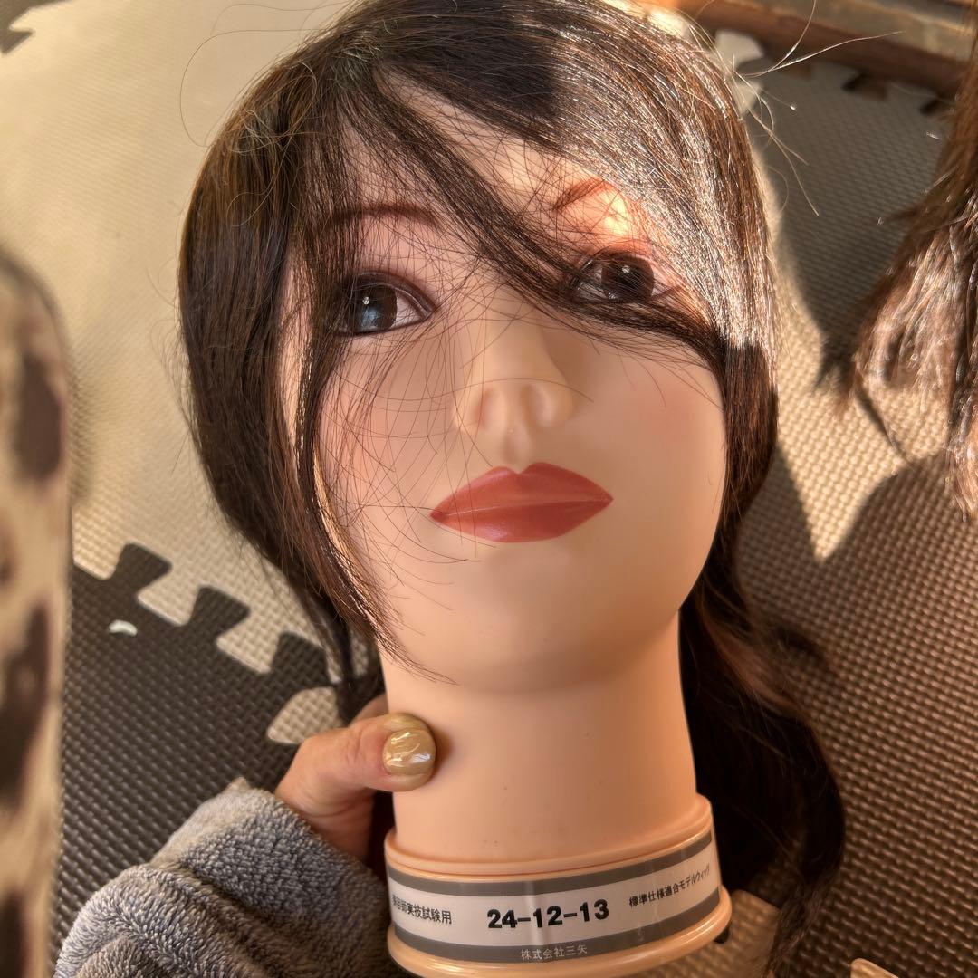 美容師実技試験用ウィッグ　三矢24-12-13他　12月16日以降価格上がります