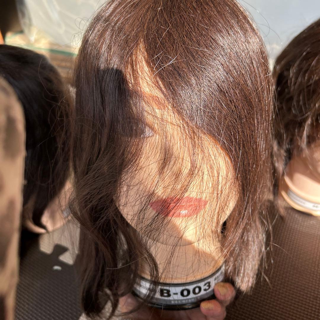 美容師実技試験用ウィッグ　三矢24-12-13他　12月16日以降価格上がります