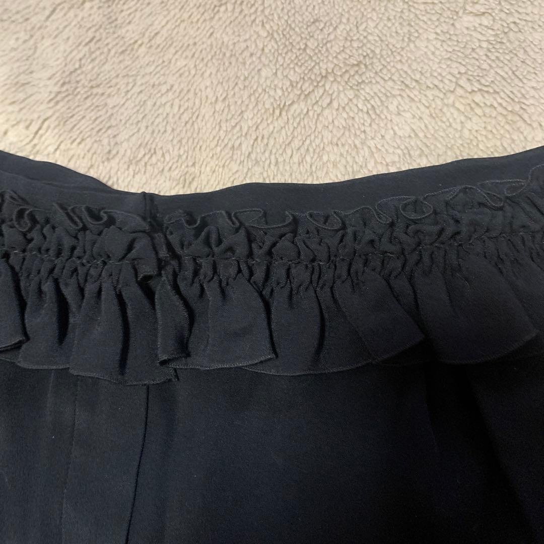 chloe クロエ　フリルウエスト ショートパンツ黒34サイズ