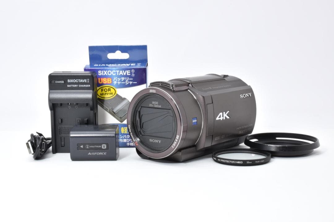SONY FDR-AX40 4K ブラウン デジタル ビデオカメラ ハンディカム