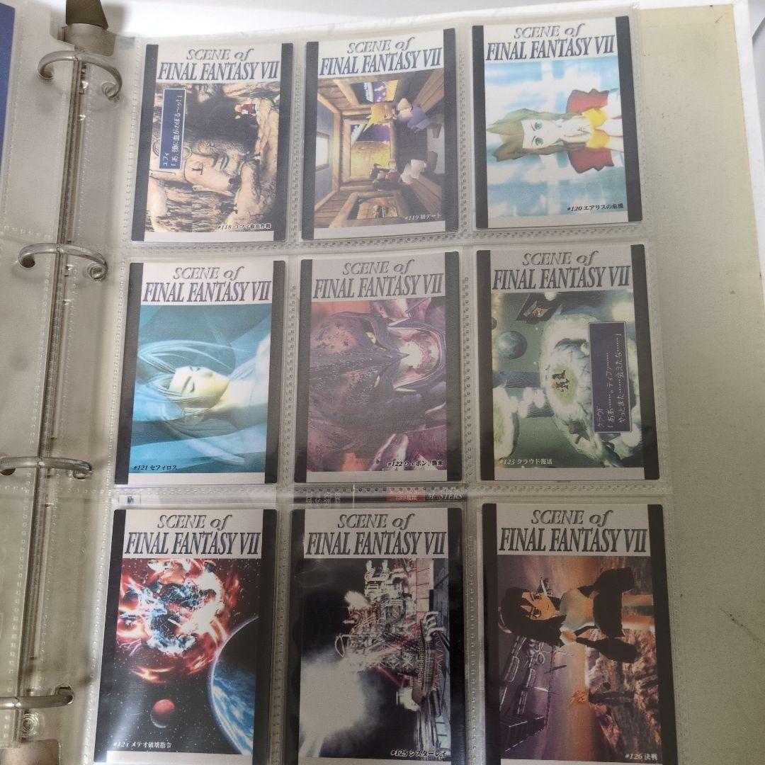 ファイナルファンタジーVII 公式バインダー、及び全コレクション139枚