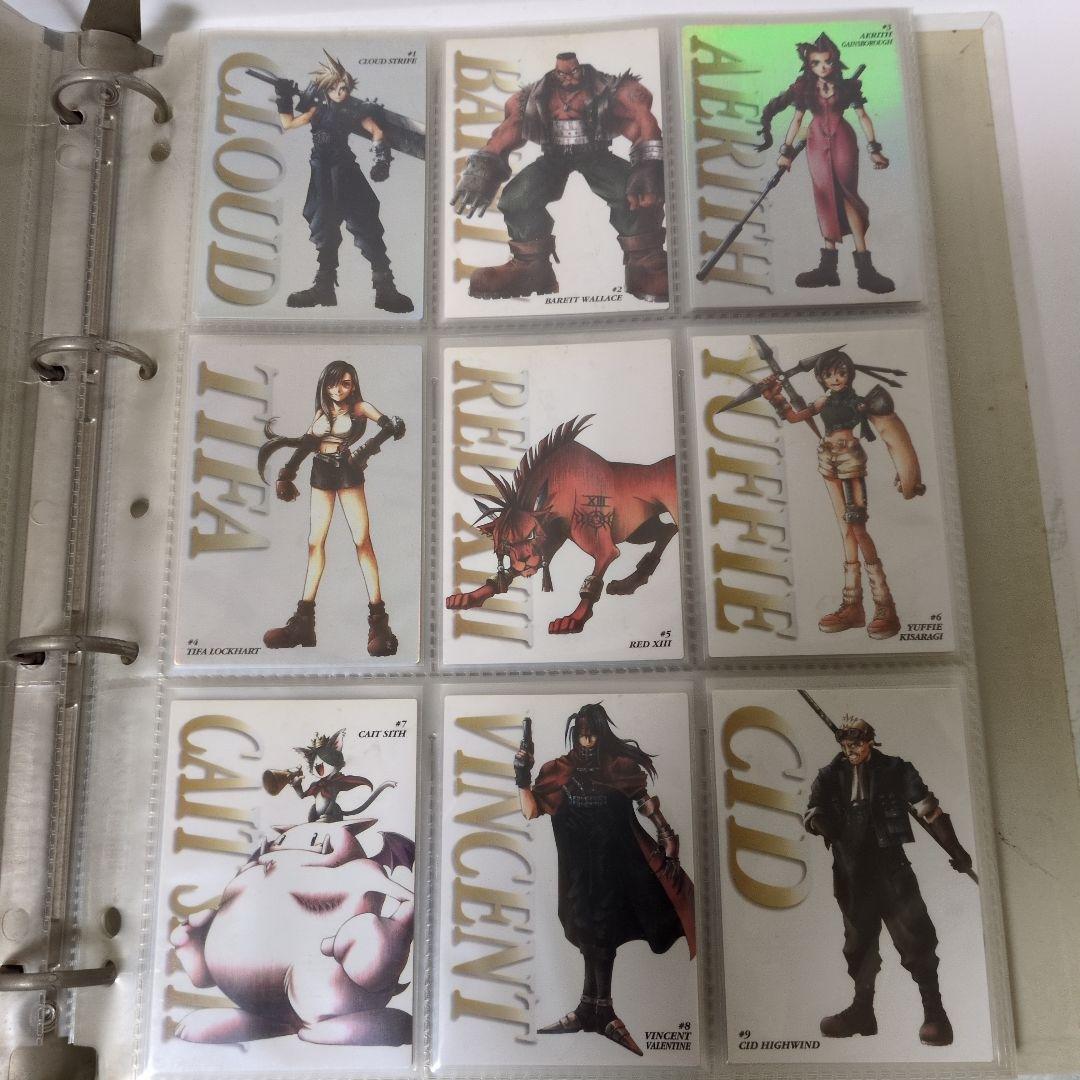 ファイナルファンタジーVII 公式バインダー、及び全コレクション139枚