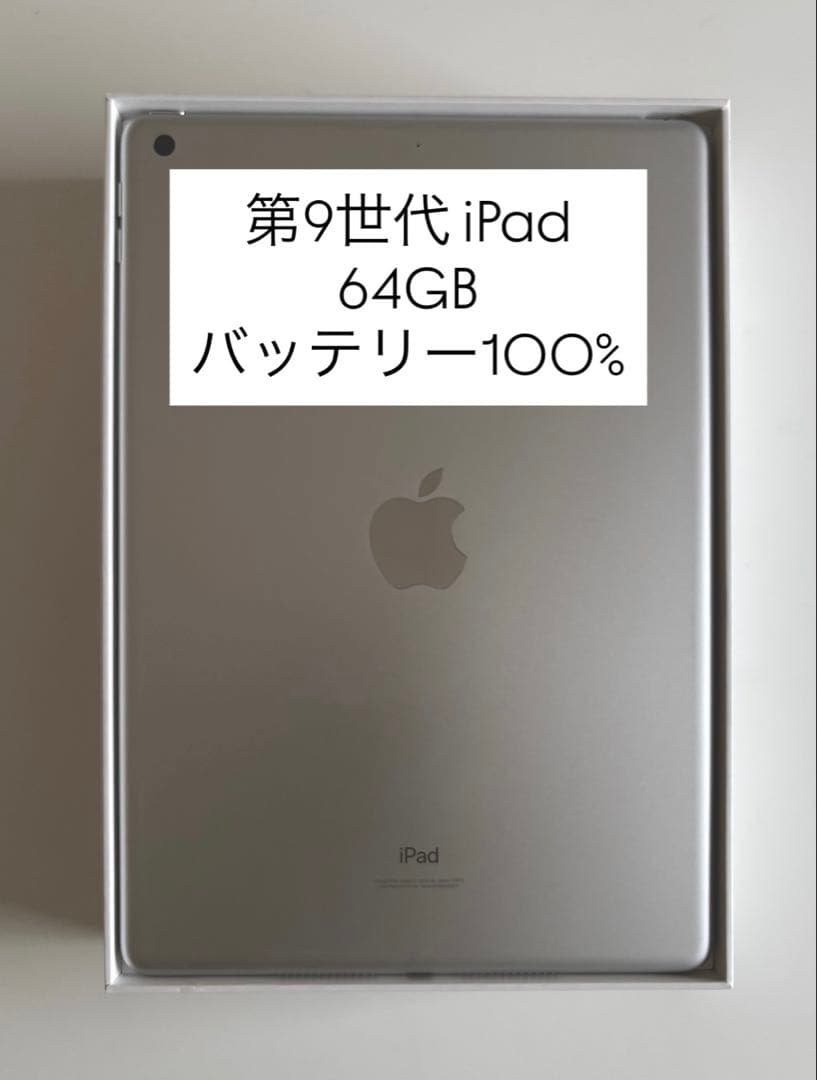 第9世代 iPad 64GB 容量100%