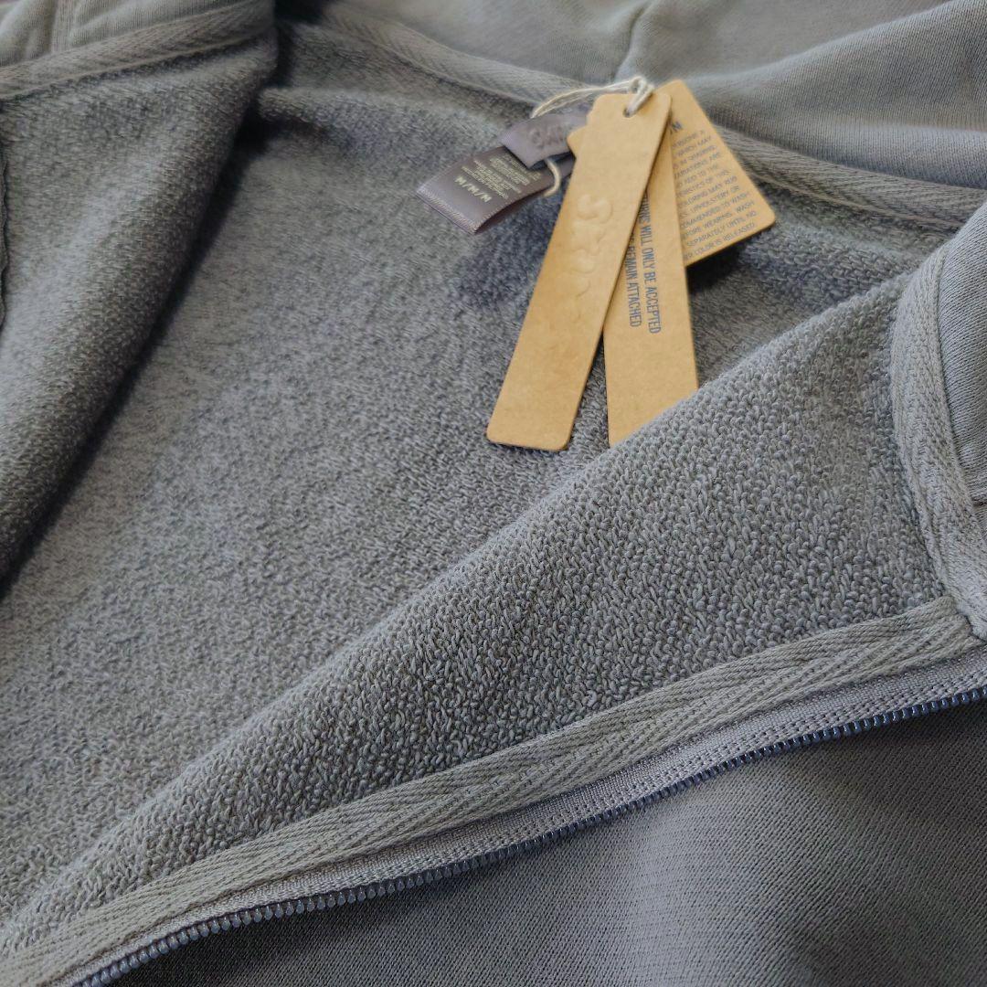 新品 SKIMS フレンチテリーフーディ クロップド丈 スモーク グレー