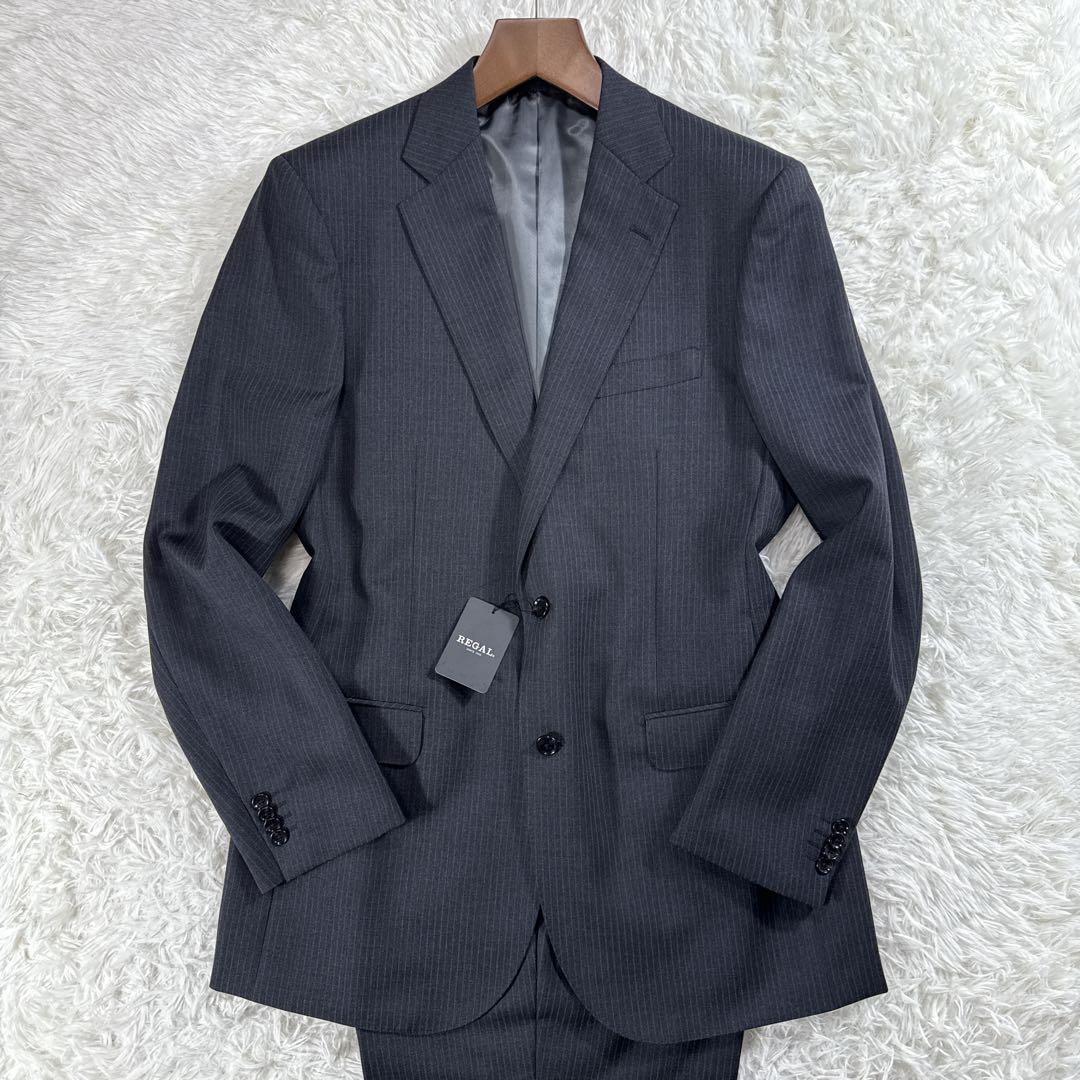 【大きいサイズ】2パンツ 未使用タグ付き REGAL スーツ A9 グレー