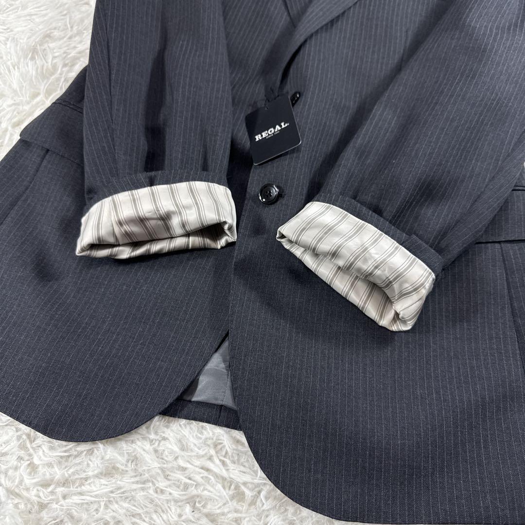 【大きいサイズ】2パンツ 未使用タグ付き REGAL スーツ A9 グレー