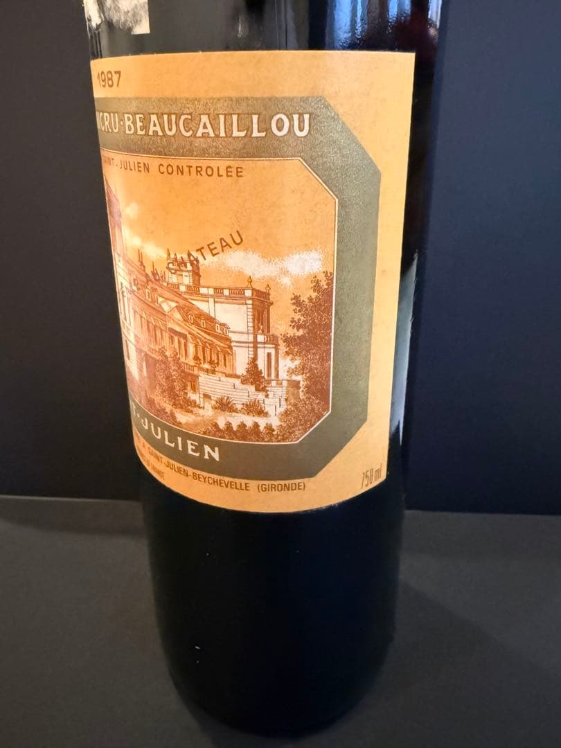 1987年 Chateau Ducru-Beaucaillou 赤ワイン
