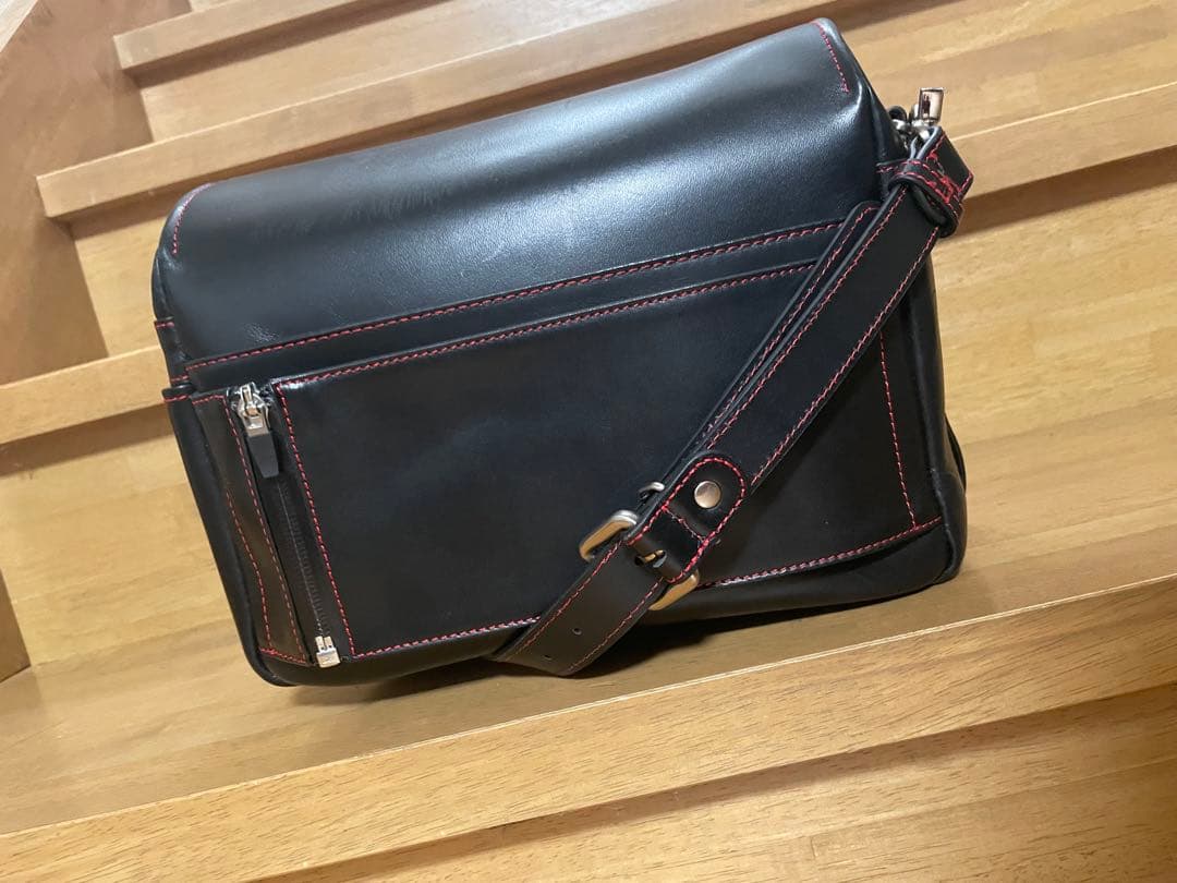 どうぐかばん・ビーガンレザー [Taka edit] カメラバッグ　ブラック