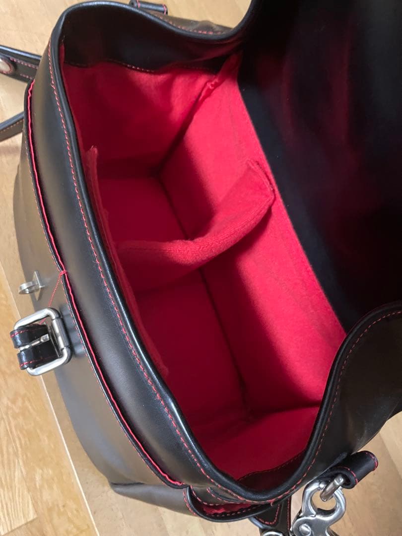 どうぐかばん・ビーガンレザー [Taka edit] カメラバッグ　ブラック