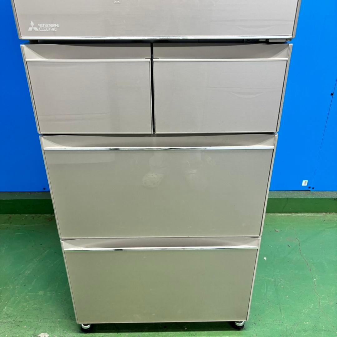 522 三菱 大型冷蔵庫 400L強 小型 家庭用 自動製氷 右開き 5ドア