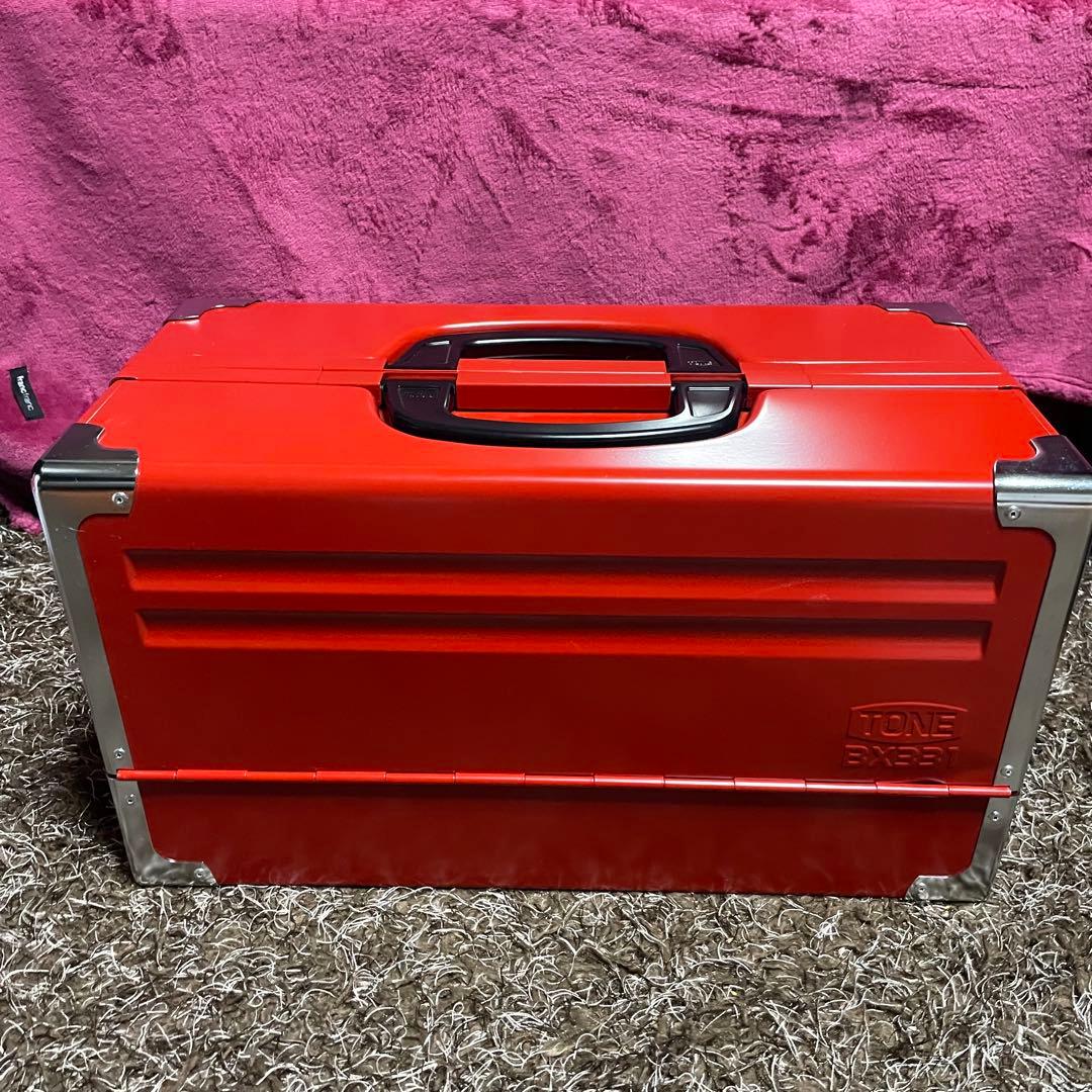 TONE トネ 工具箱 レッド BX331 美品