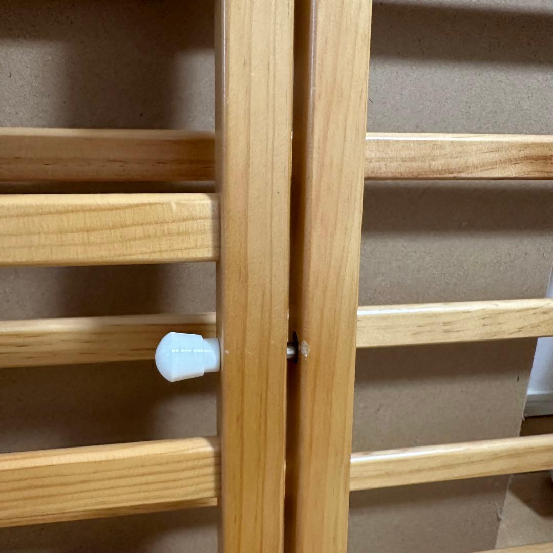 ベビーベッド ハイタイプ 床板すのこ 【カトージ(KATOJI)】説明書付き