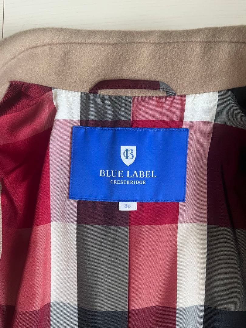 ブルーレーベルクレストブリッジ　ウールコート 36サイズ