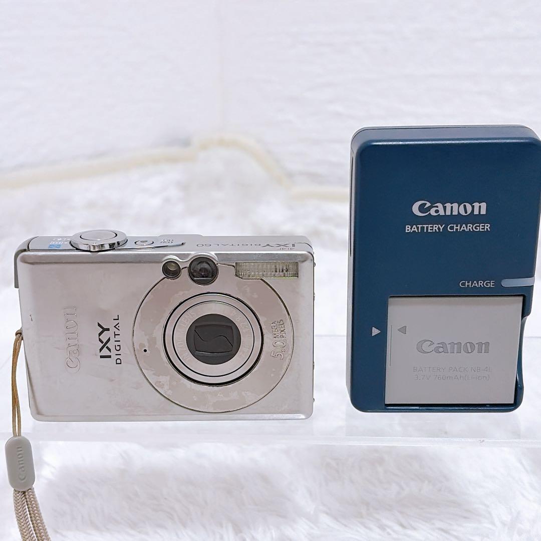Canon IXY Digital 60 シルバー バッテリー 充電器 コンデジ