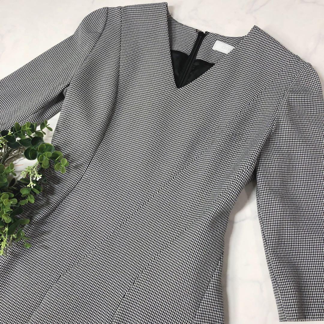 CELFORDセルフォードツイストデザインワンピースVネック34